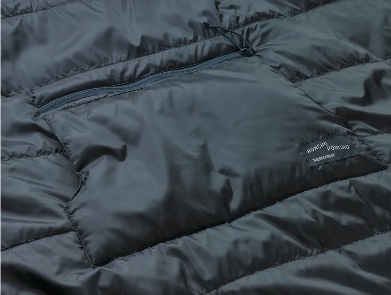 Therm-a-Rest Honcho Poncho - Black Forest Print-3