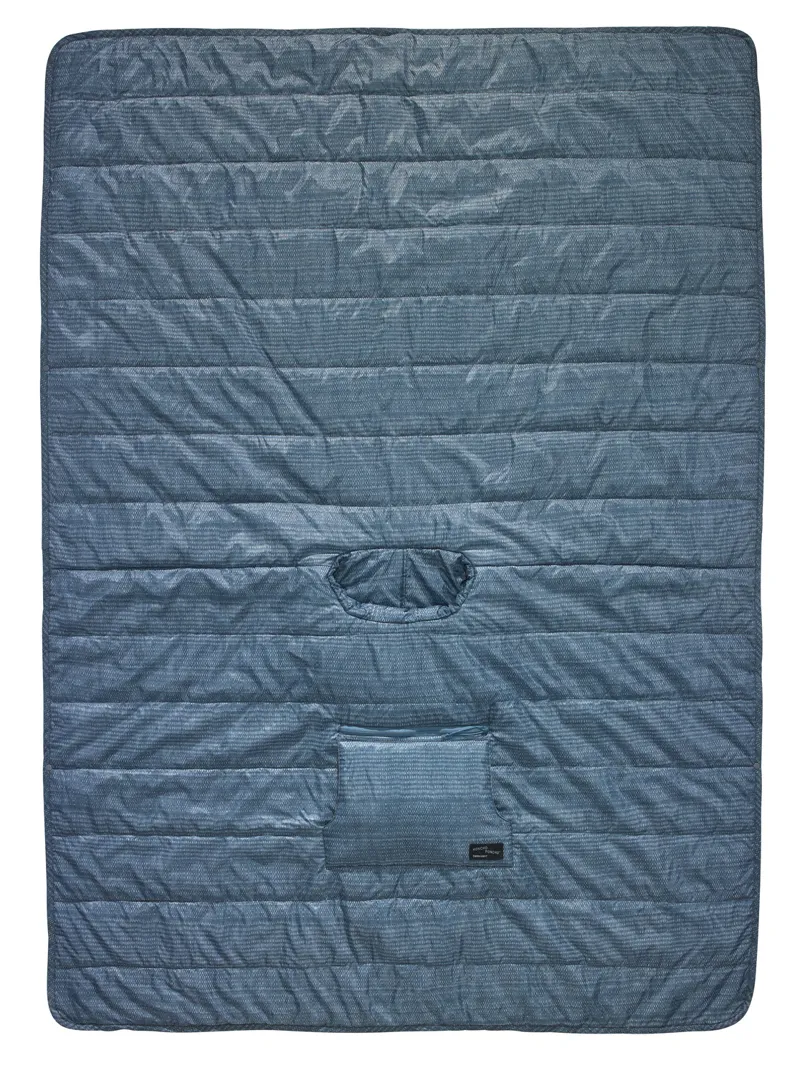 Therm-a-Rest Honcho Poncho - Blue Woven Print-1