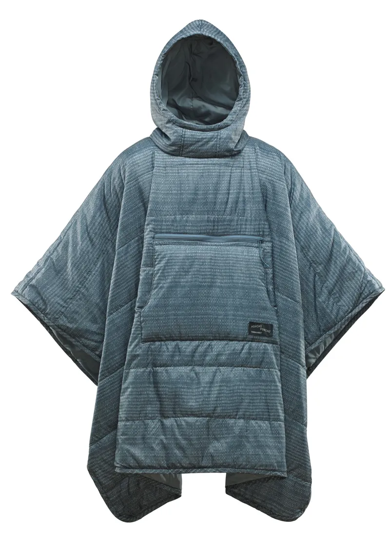 Therm-a-Rest Honcho Poncho - Blue Woven Print