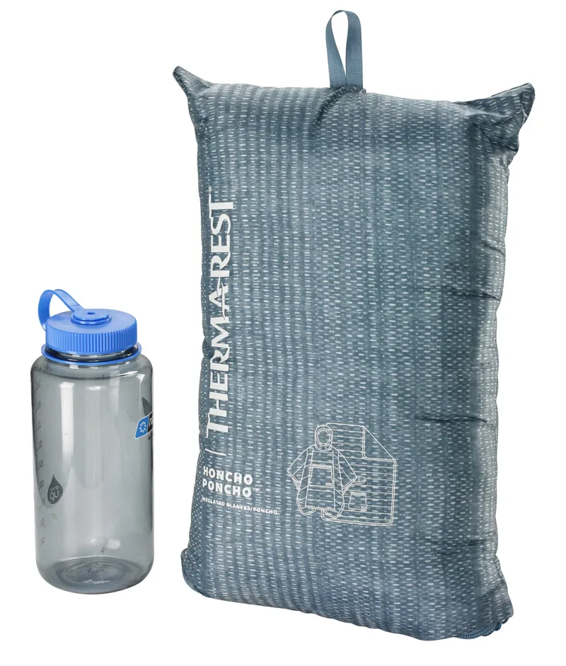 Therm-a-Rest Honcho Poncho - Blue Woven Print-5