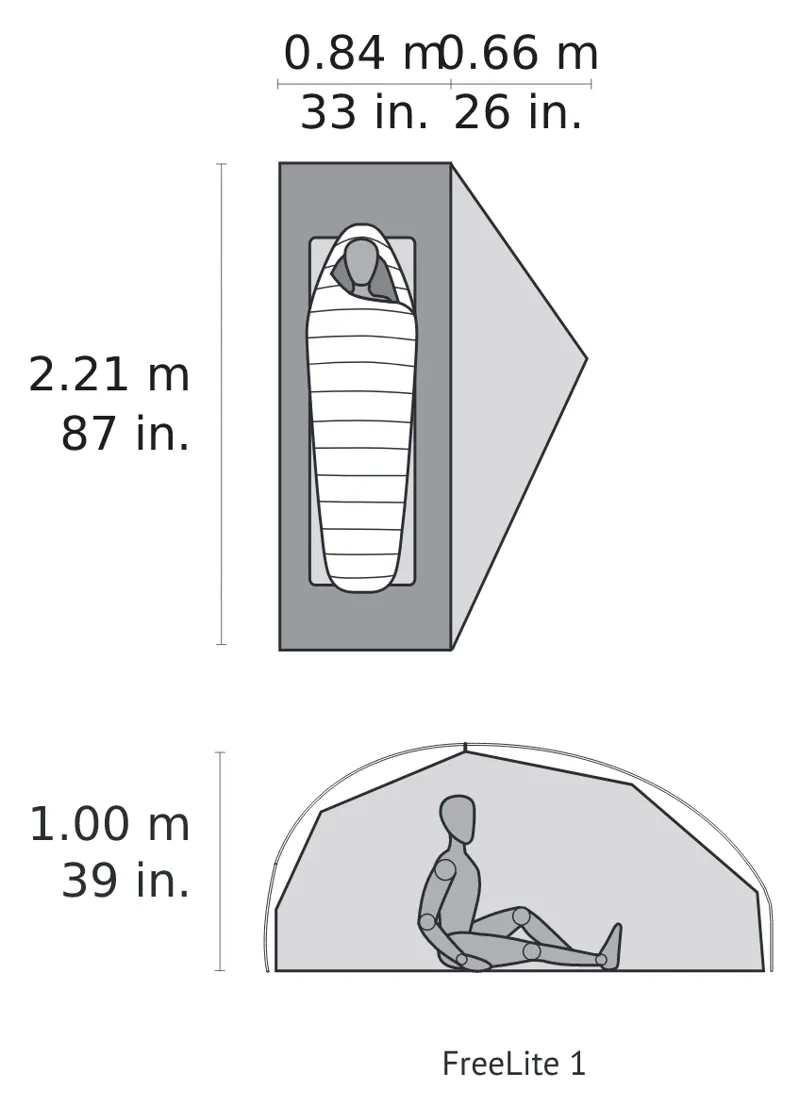 MSR FreeLite 1 Tent - Green -2