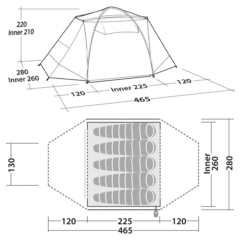 Robens Cobra Stone 5 Tent-2
