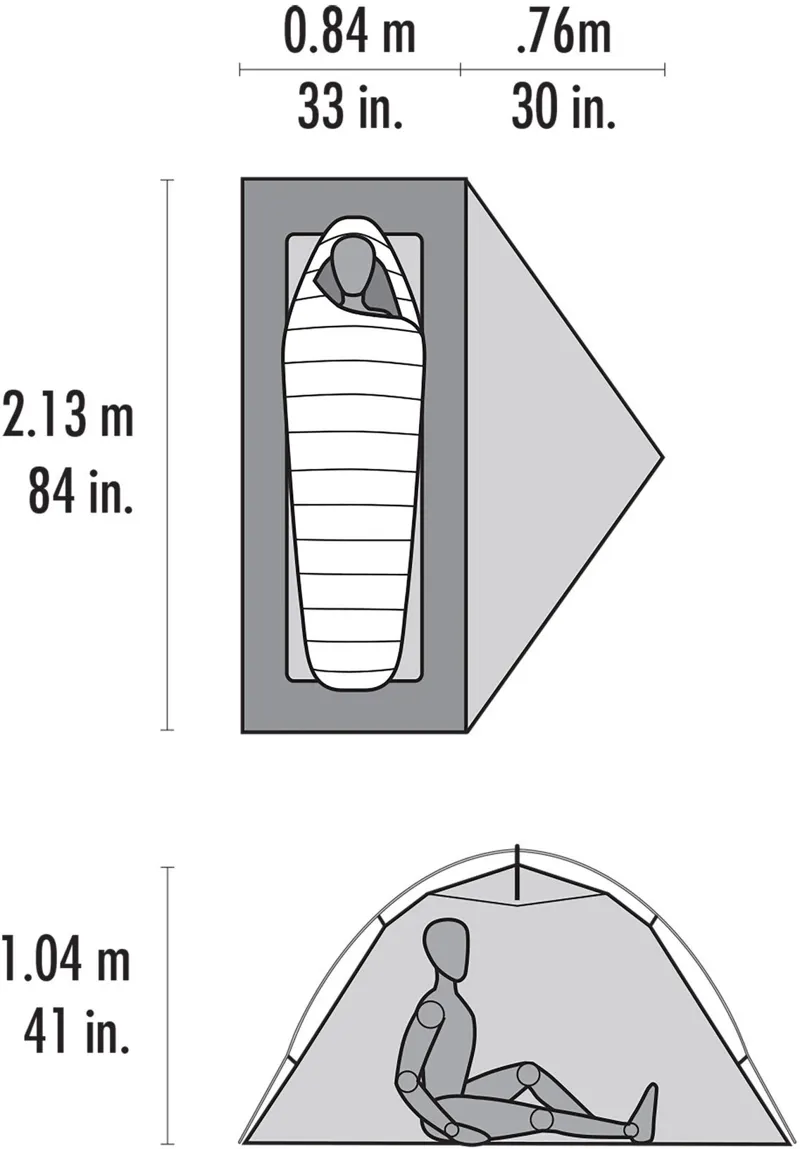 MSR Access 1 Tent - Orange-2