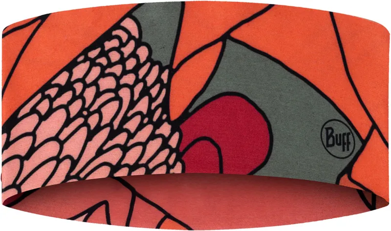 Buff Coolnet UV Wide Headband - Aramay Poppy