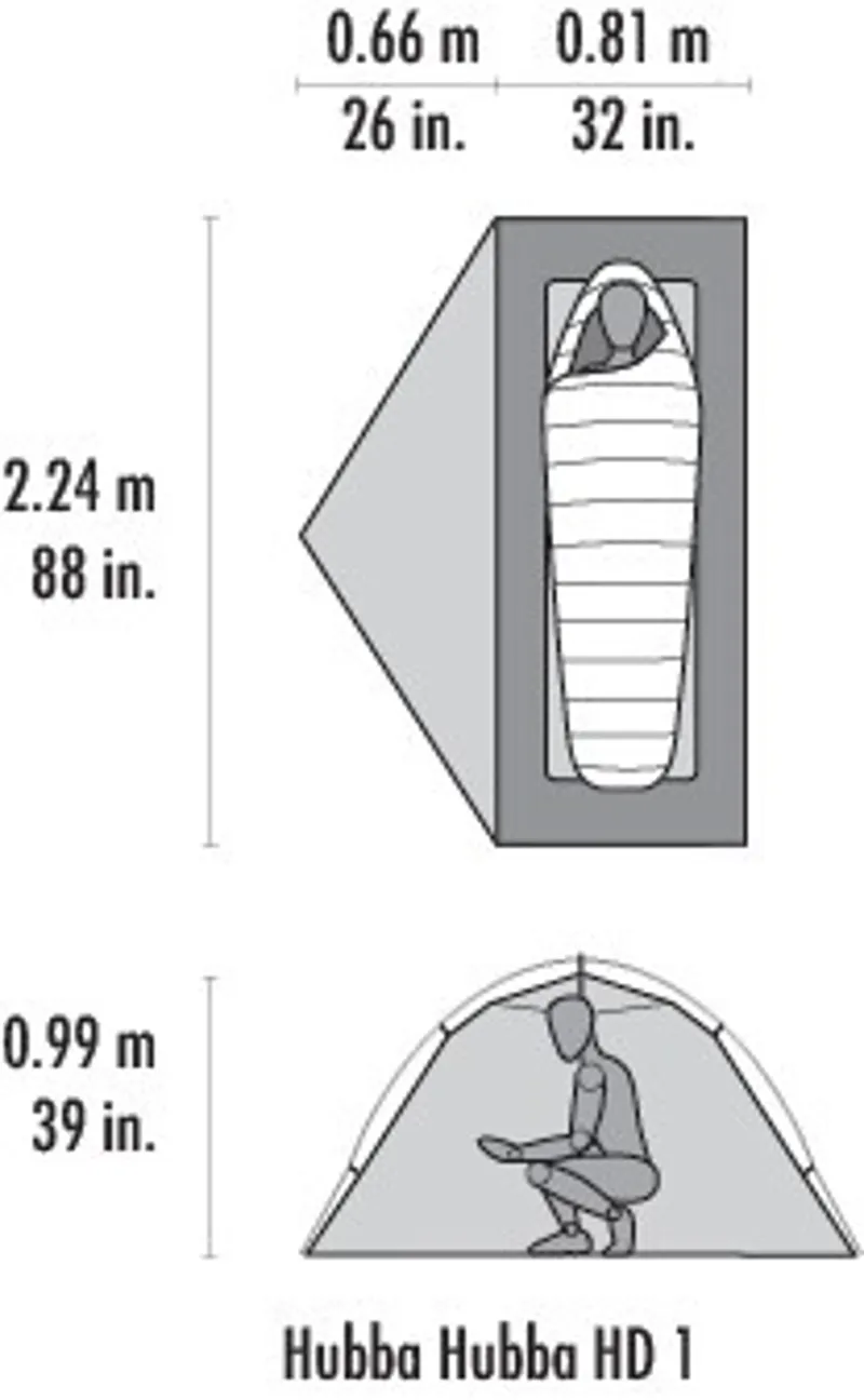 MSR Hubba Hubba HD 1P Tent-2