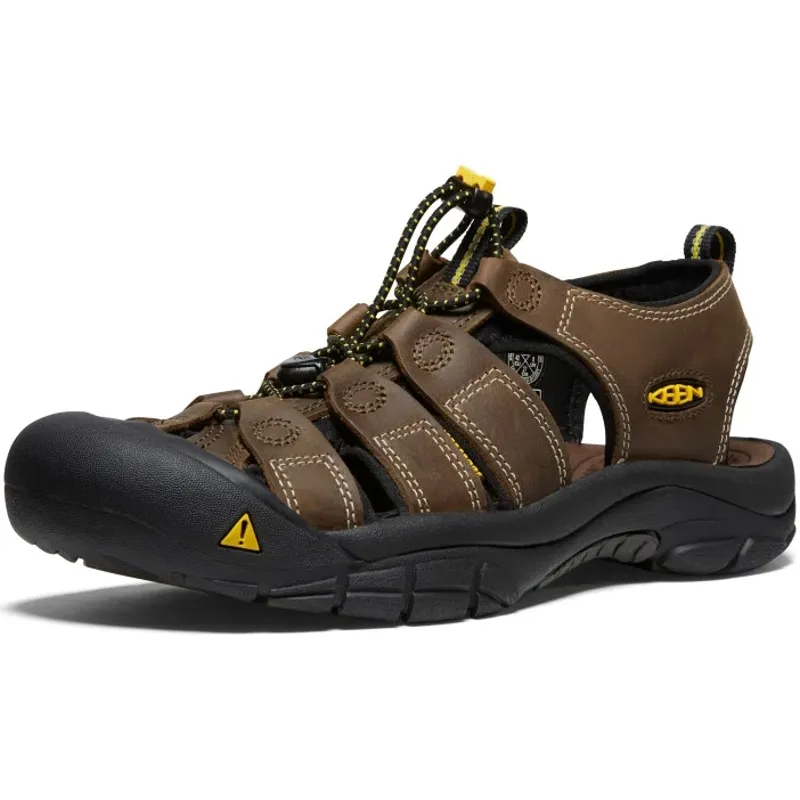 Keen Mens Newport Leather Sandals - Bison-1
