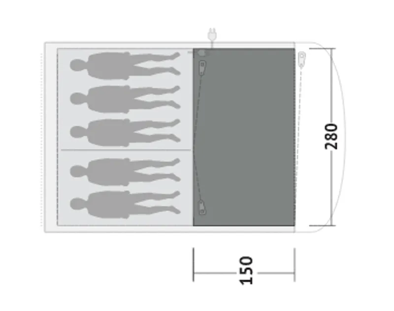 Outwell Ashwood 5 Flat Woven Carpet-5