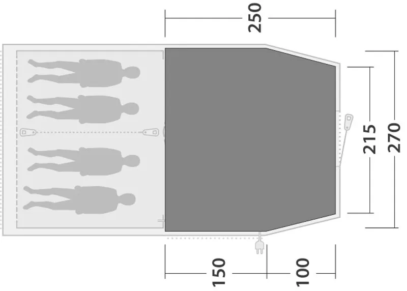 Outwell Nevada 4 Cozy Carpet-1