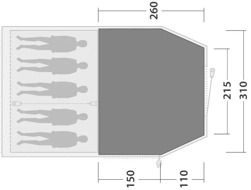 Outwell Nevada 5 Cozy Carpet-1