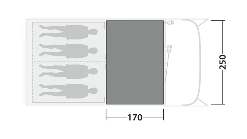 Outwell Durango/ Birdland 4 Cozy Carpet-1