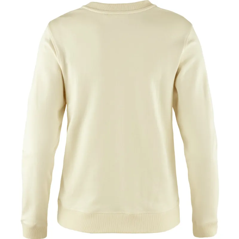 Fjallraven Womens 1960 Logo Badge Sweater - Chalk White-1