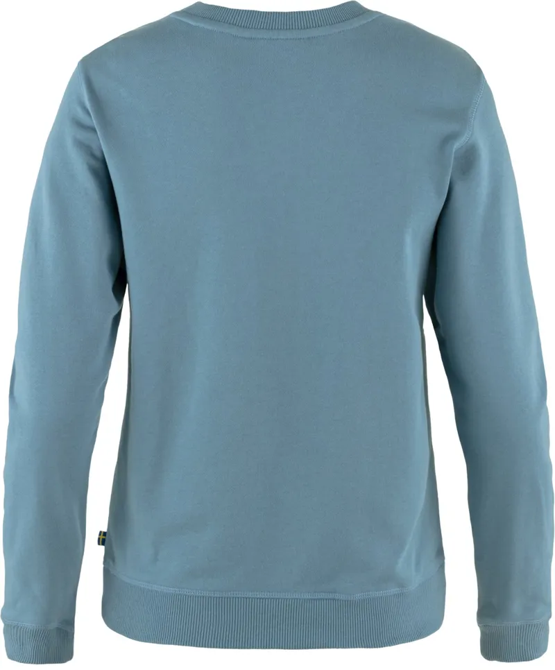 Fjallraven Womens 1960 Logo Badge Sweater - Dawn Blue-1