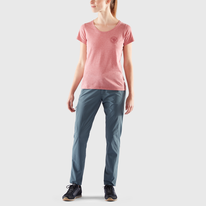Fjallraven Womens 1960 Logo T-Shirt - Dusty Rose-3