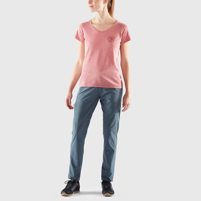 Fjallraven Womens 1960 Logo T-Shirt - Mais Yellow-3