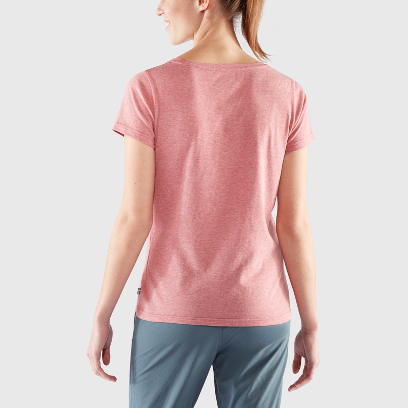 Fjallraven Womens 1960 Logo T-Shirt - Dusty Rose-7
