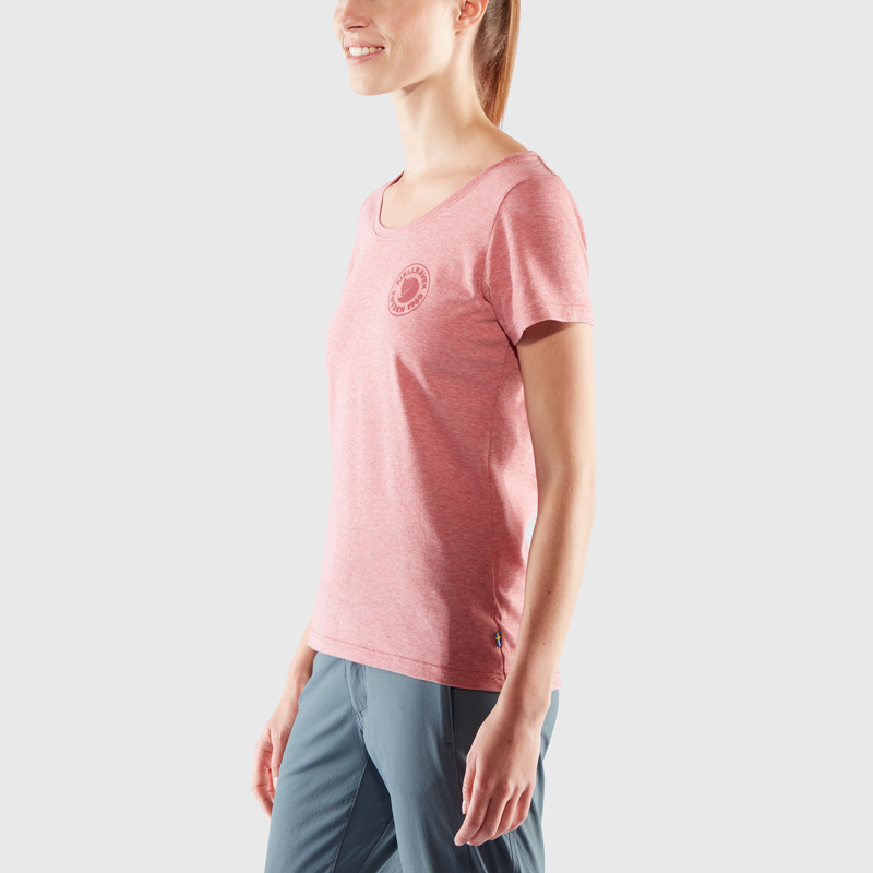 Fjallraven Womens 1960 Logo T-Shirt - Dusty Rose-5