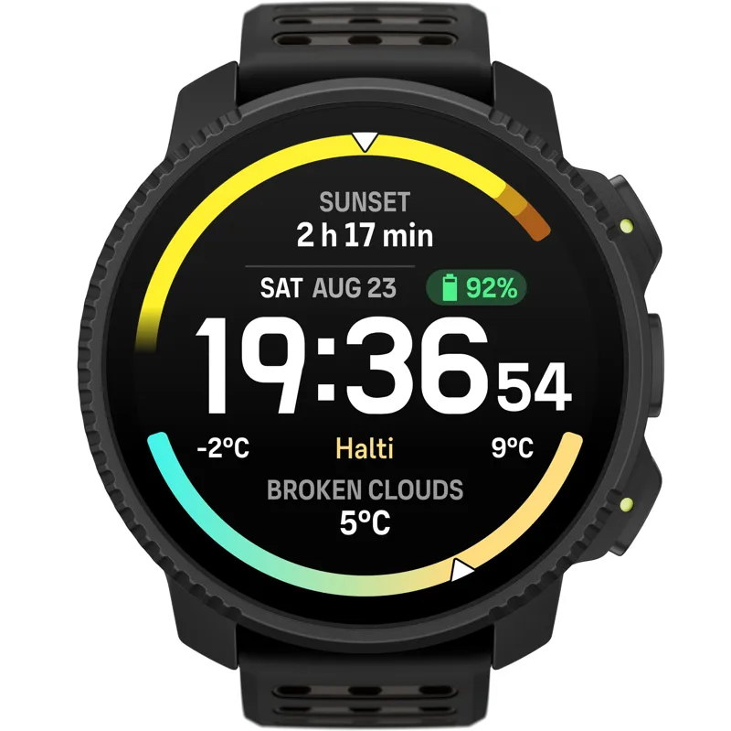 Suunto Vertical 2 Sports Watch - Stainless Steel-Black-1