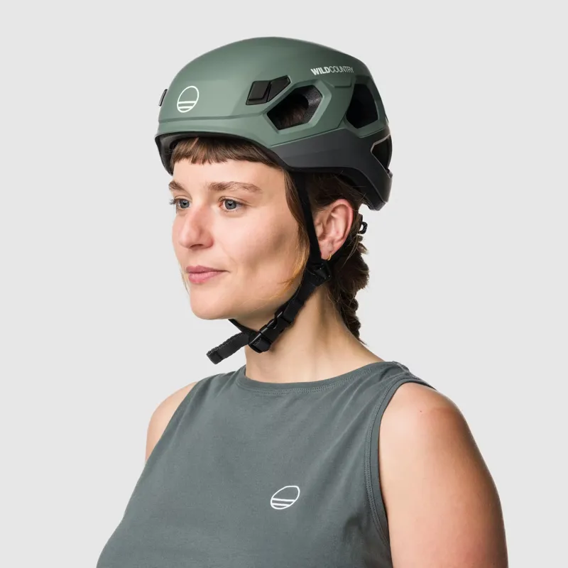 Wildcountry Climbing Movement Helmet - Hedge Green-Onyx-3