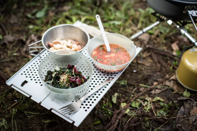 Snow Peak Titanium Fork and Spoon Set - Silver Case-8