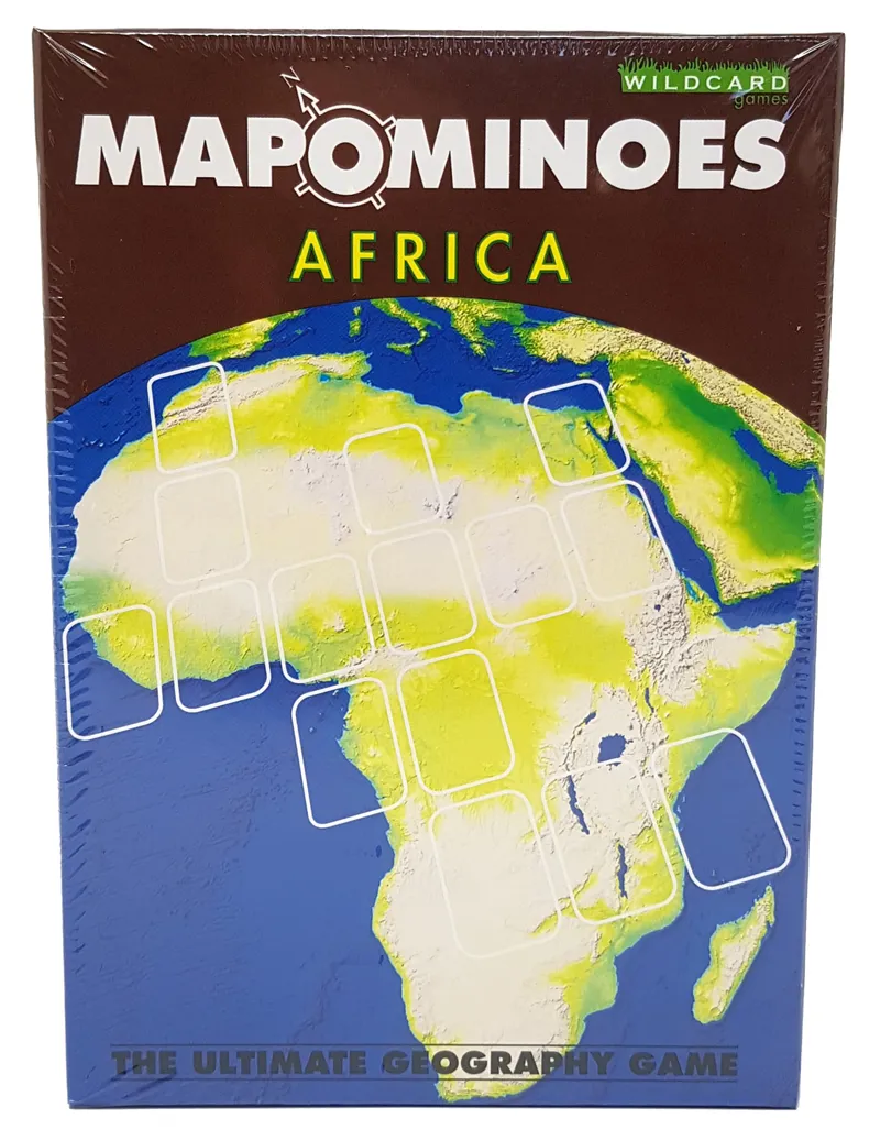 Wildcard Games Mapominoes - The Ultimate Geography Game - Africa
