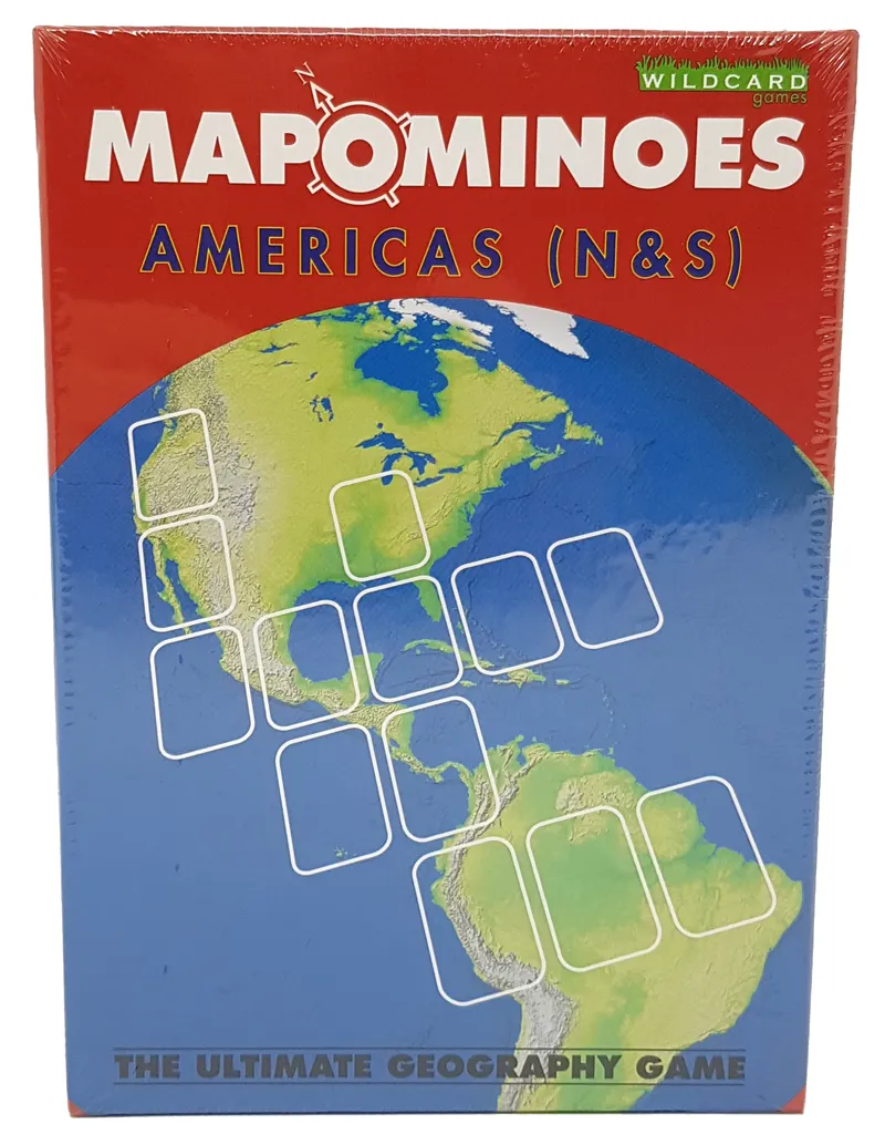 Wildcard Games Mapominoes - The Ultimate Geography Game - Americas
