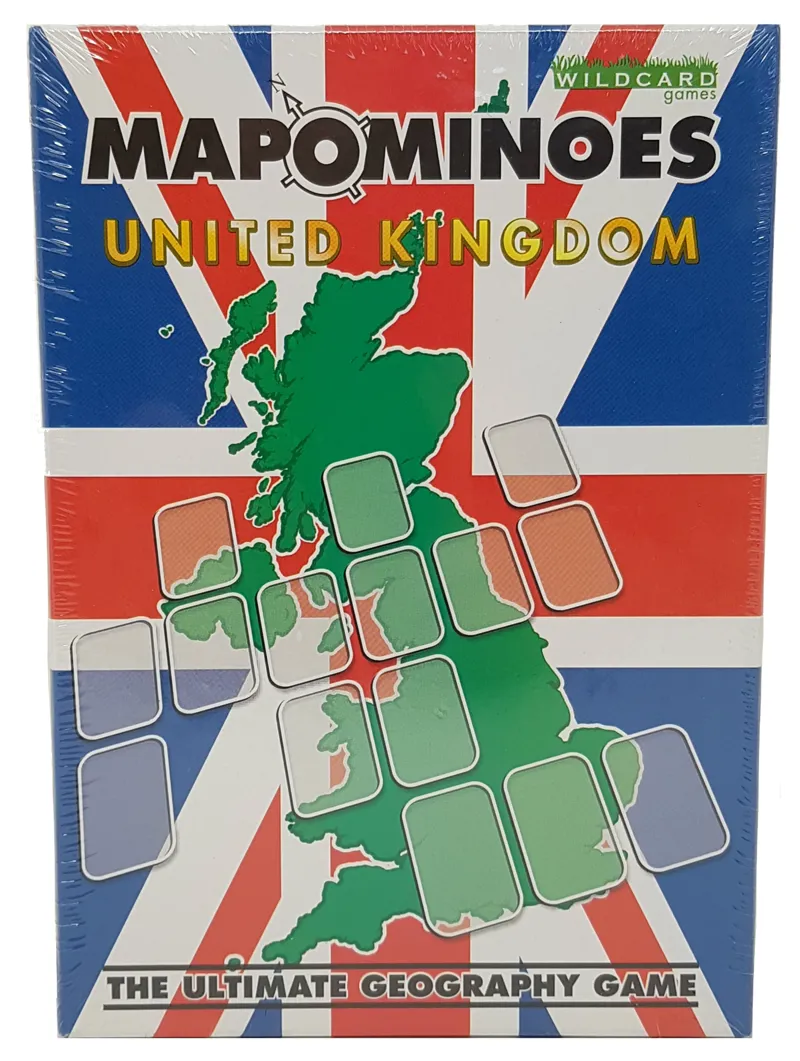 Wildcard Games Mapominoes - The Ultimate Geography Game - UK
