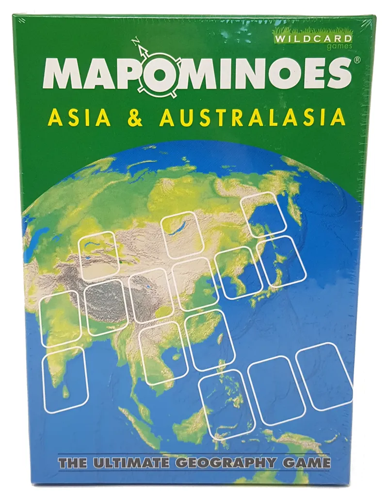 Wildcard Games Mapominoes - The Ultimate Geography Game - Asia