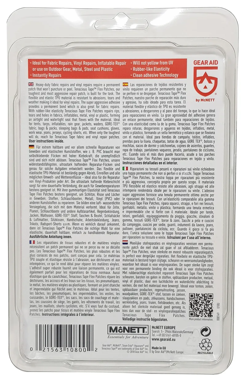 Gear Aid Tenacious Tape Flex Patches-2