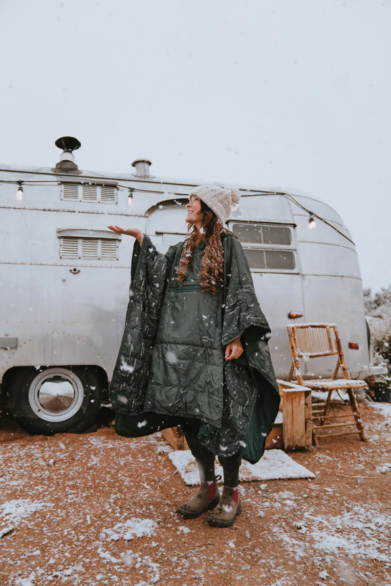 Therm-a-Rest Honcho Poncho - Black Forest Print-10