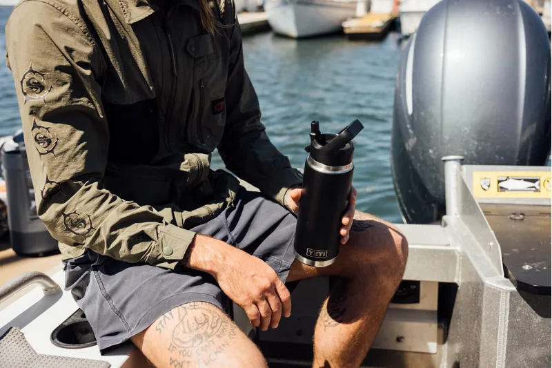 YETI Rambler 26oz Straw Bottle - Black-5