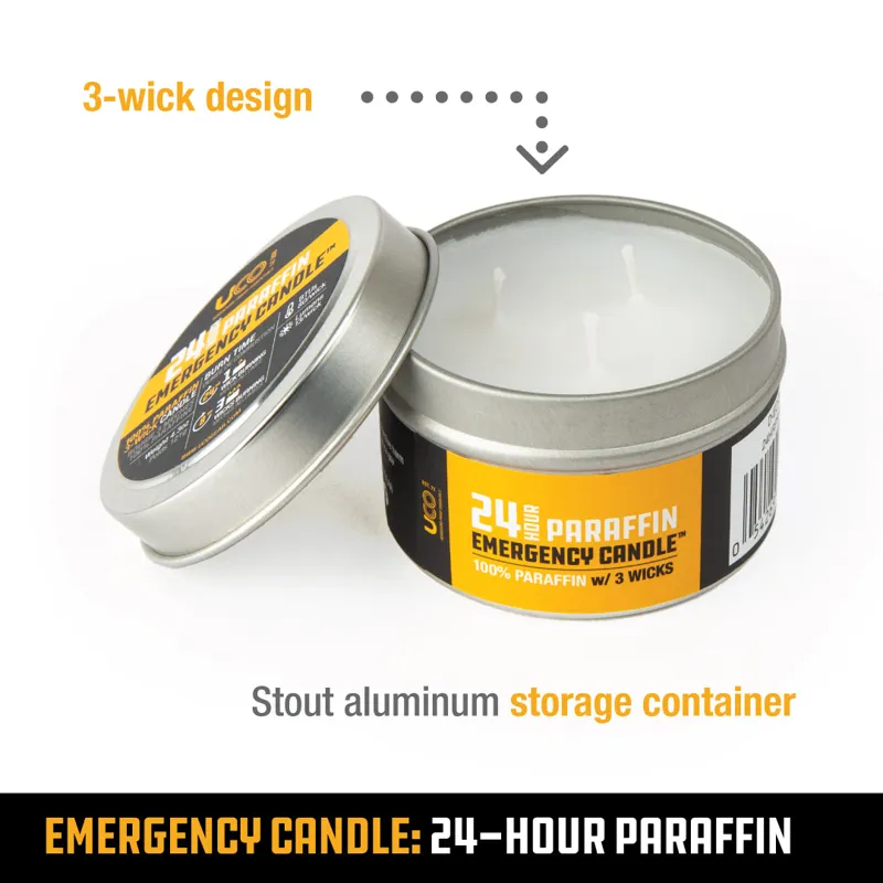 UCO Emergency Candle Lantern Paraffin - 24 Hour-1