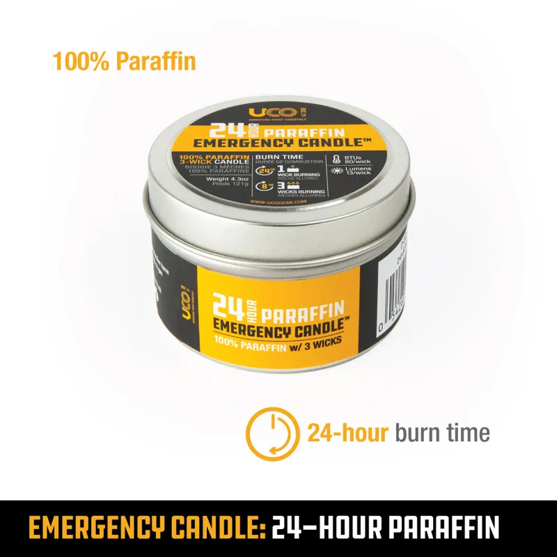 UCO Emergency Candle Lantern Paraffin - 24 Hour-2