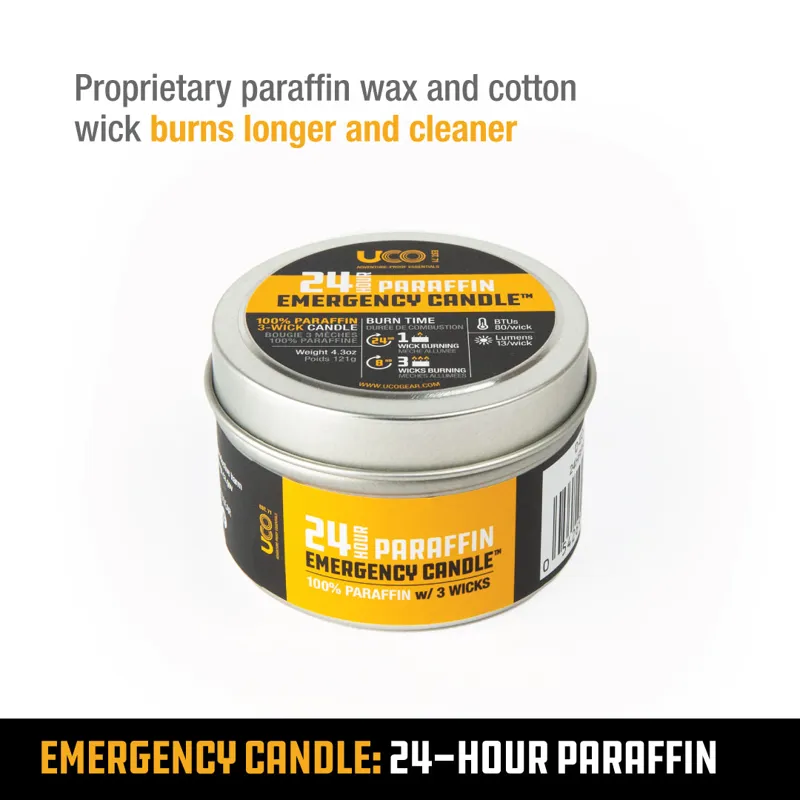 UCO Emergency Candle Lantern Paraffin - 24 Hour-4
