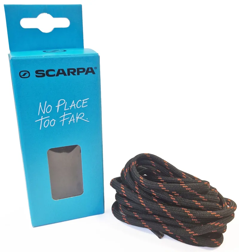 Scarpa Strong Laces - 150 cm - Black-Orange