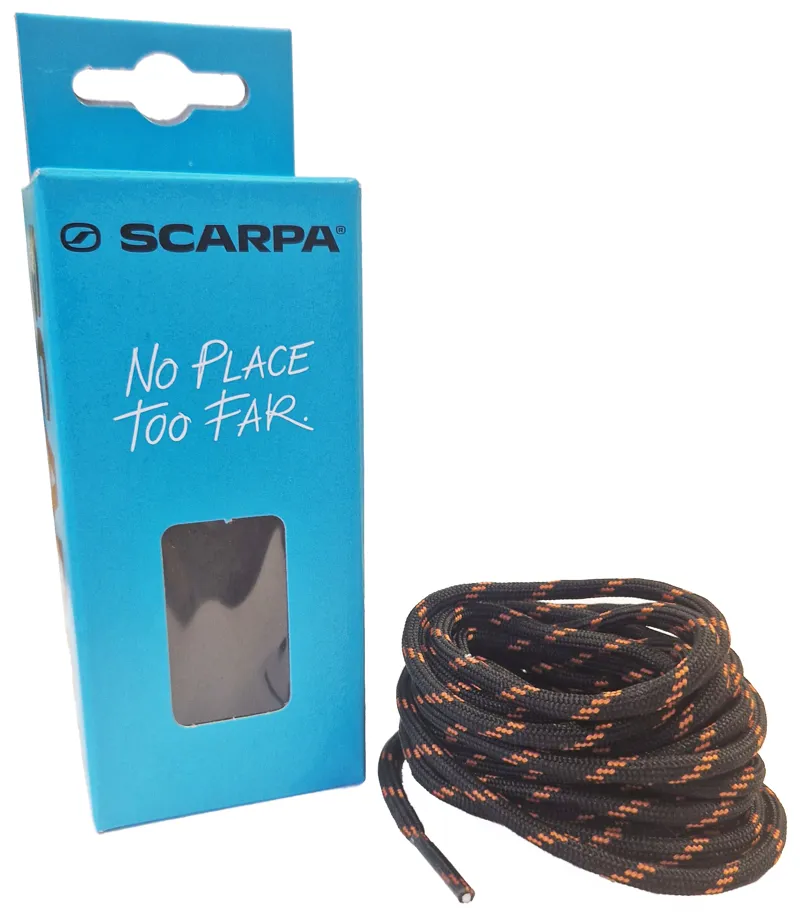 Scarpa Mountain Elite Laces - 150cm - Black-Orange