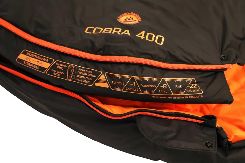 Vango Cobra 400 Sleeping Bag-9
