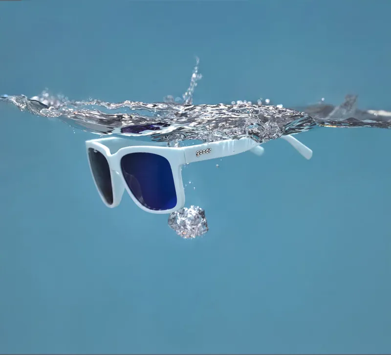 Goodr Tidal G Sunglasses - Sea Foam Party Favor-7