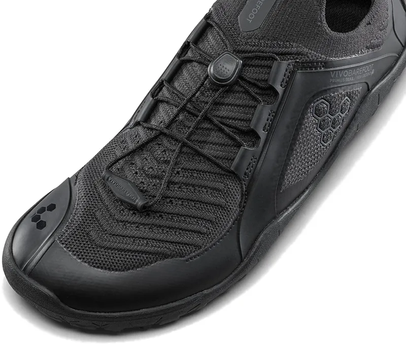 Vivobarefoot Womens Primus Trail Knit FG Shoes - Obsidian-Obsidian-4