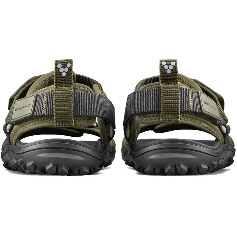 Vivobarefoot Womens Tracker Ora Sandals - Dark Olive-3