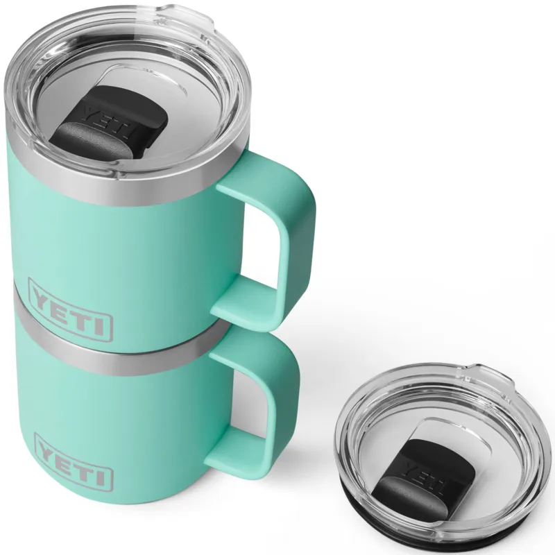 YETI Rambler 10oz Ceramic Lined Mug - Seafoam-4