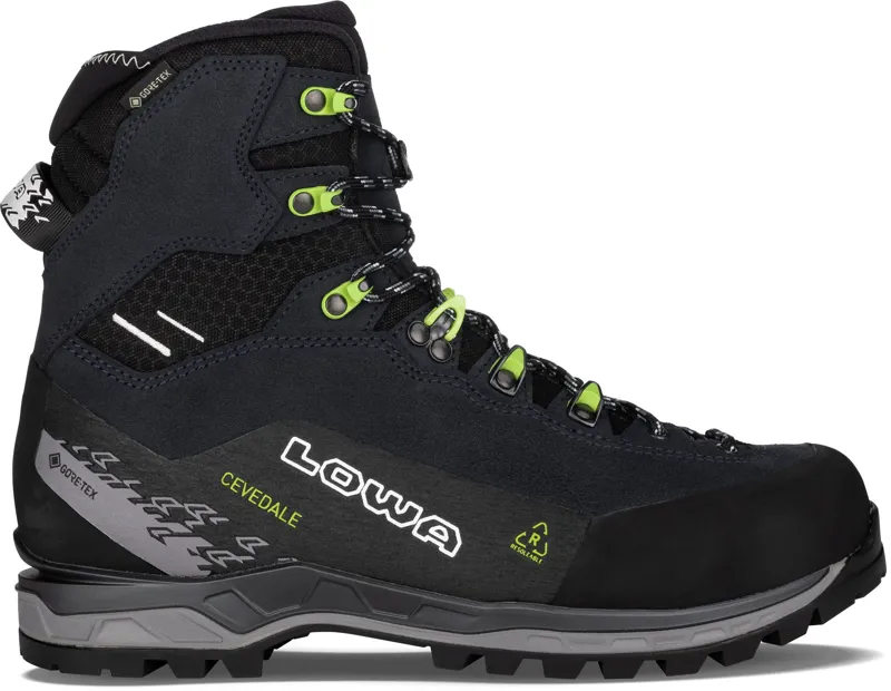 Lowa Mens Cevedale Pro GTX Mid Boots - Navy-Lime