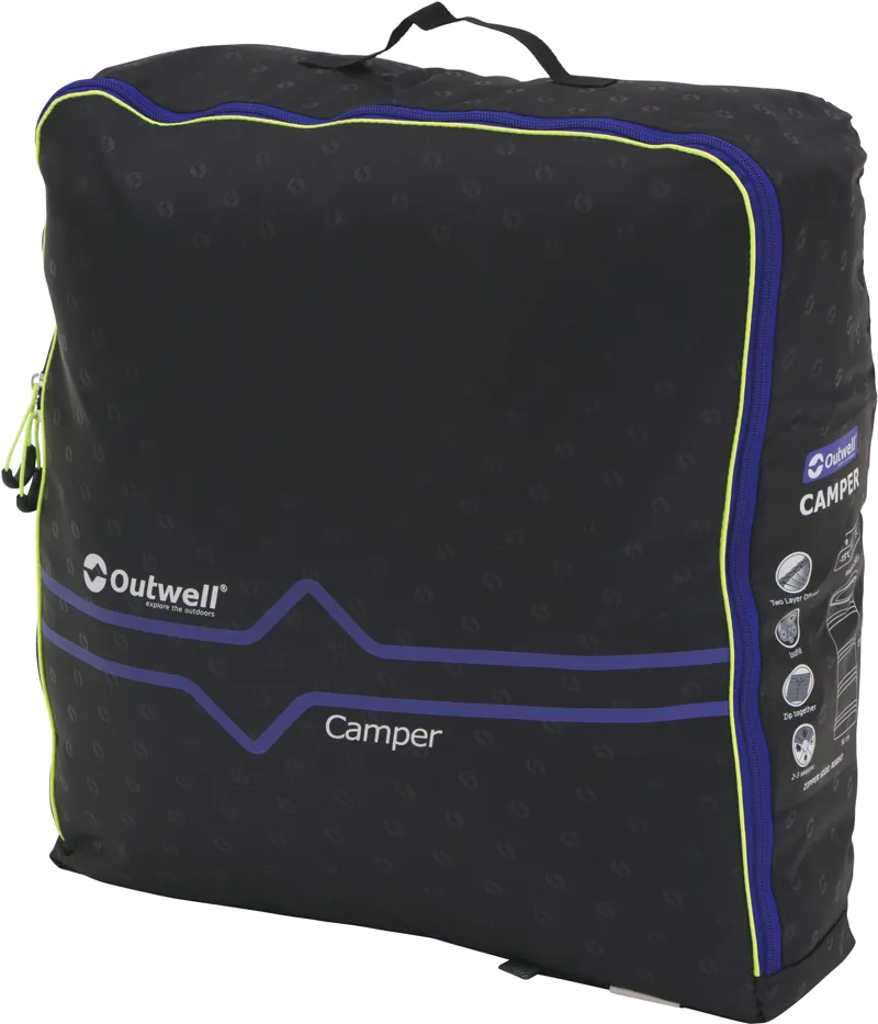 Outwell Camper Sleeping Bag - Left-Hand Zip-7