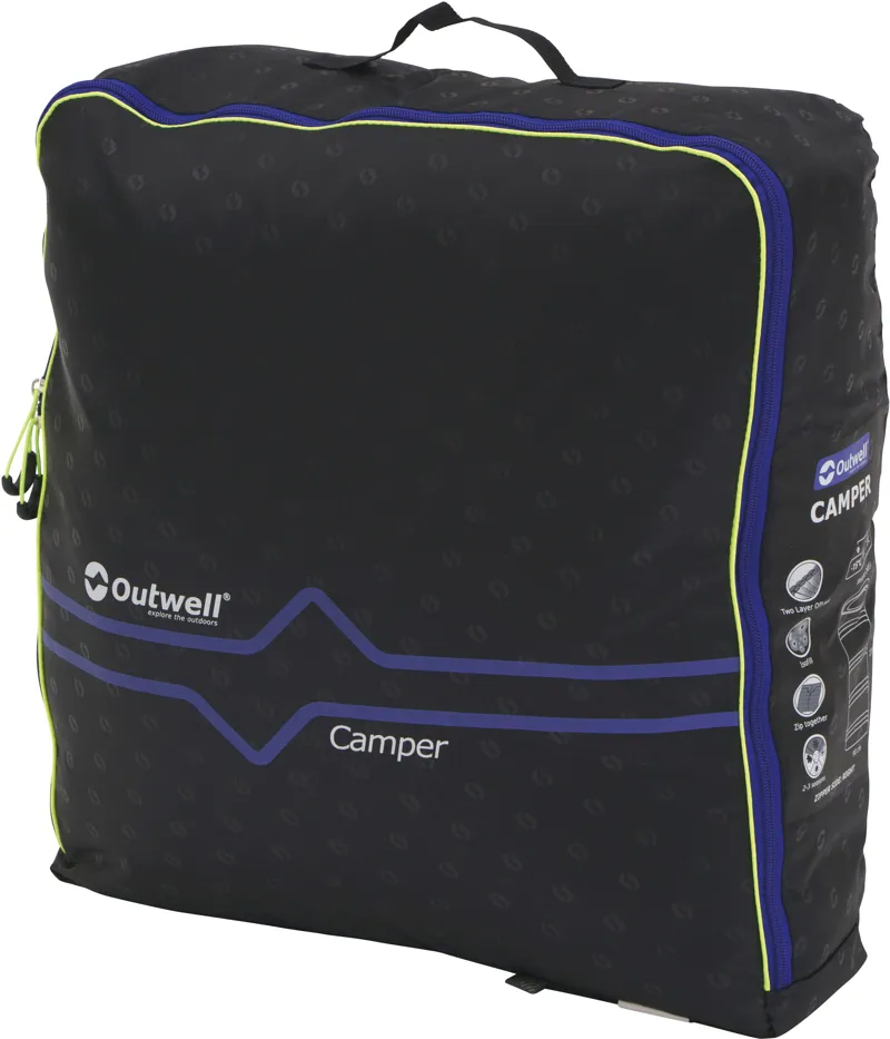 Outwell Camper Sleeping Bag - Right-Hand Zip-7