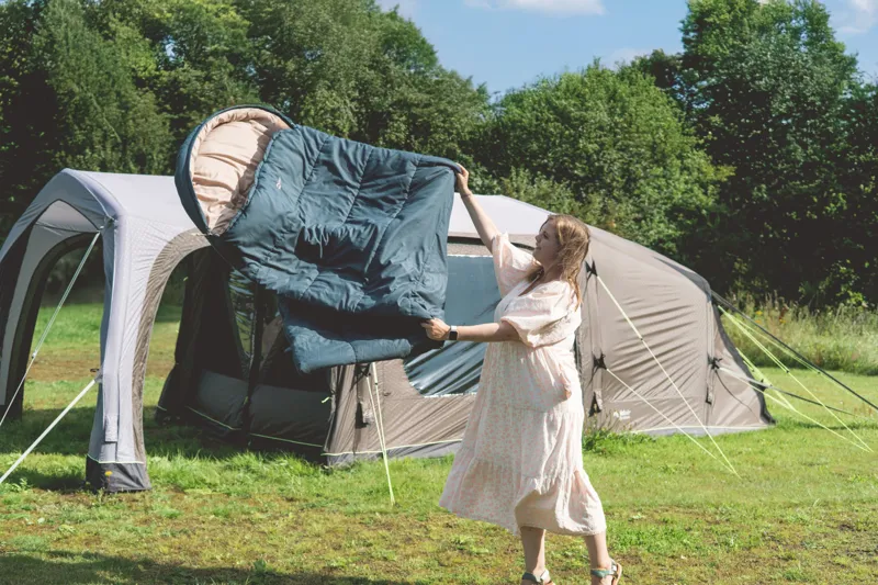 Outwell Campion Lux Sleeping Bag - Blue-6