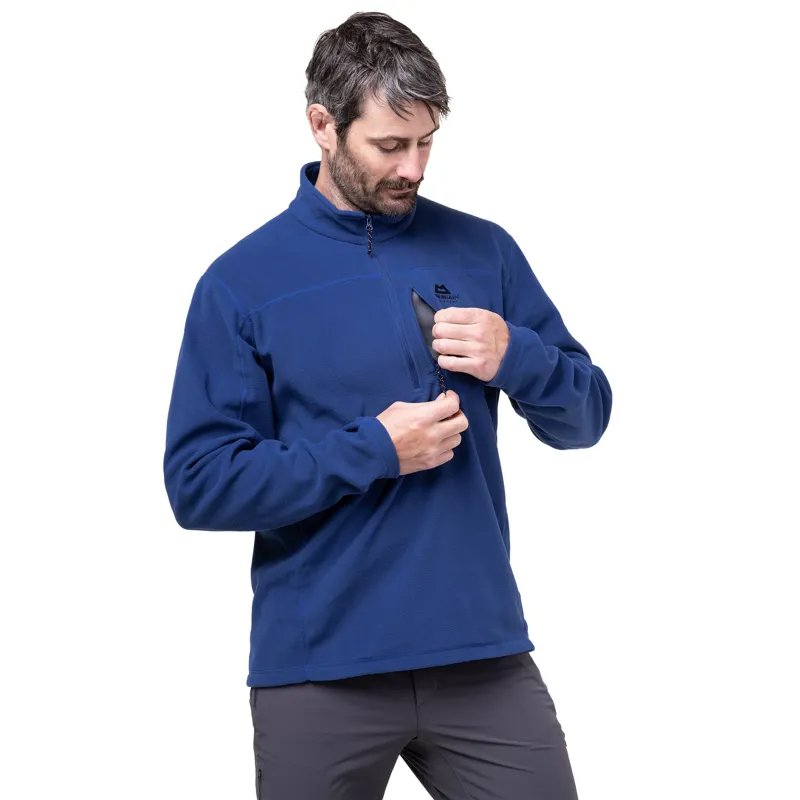 Mountain Equipment Mens Micro Zip-T Fleece - Admiral Blue-5