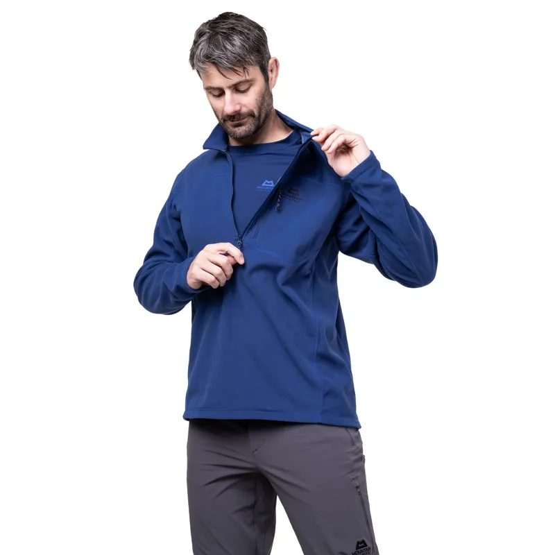 Mountain Equipment Mens Micro Zip-T Fleece - Admiral Blue-6
