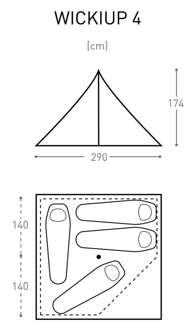 Bach Wickiup 4 Tipi - Willow Bough Green-3