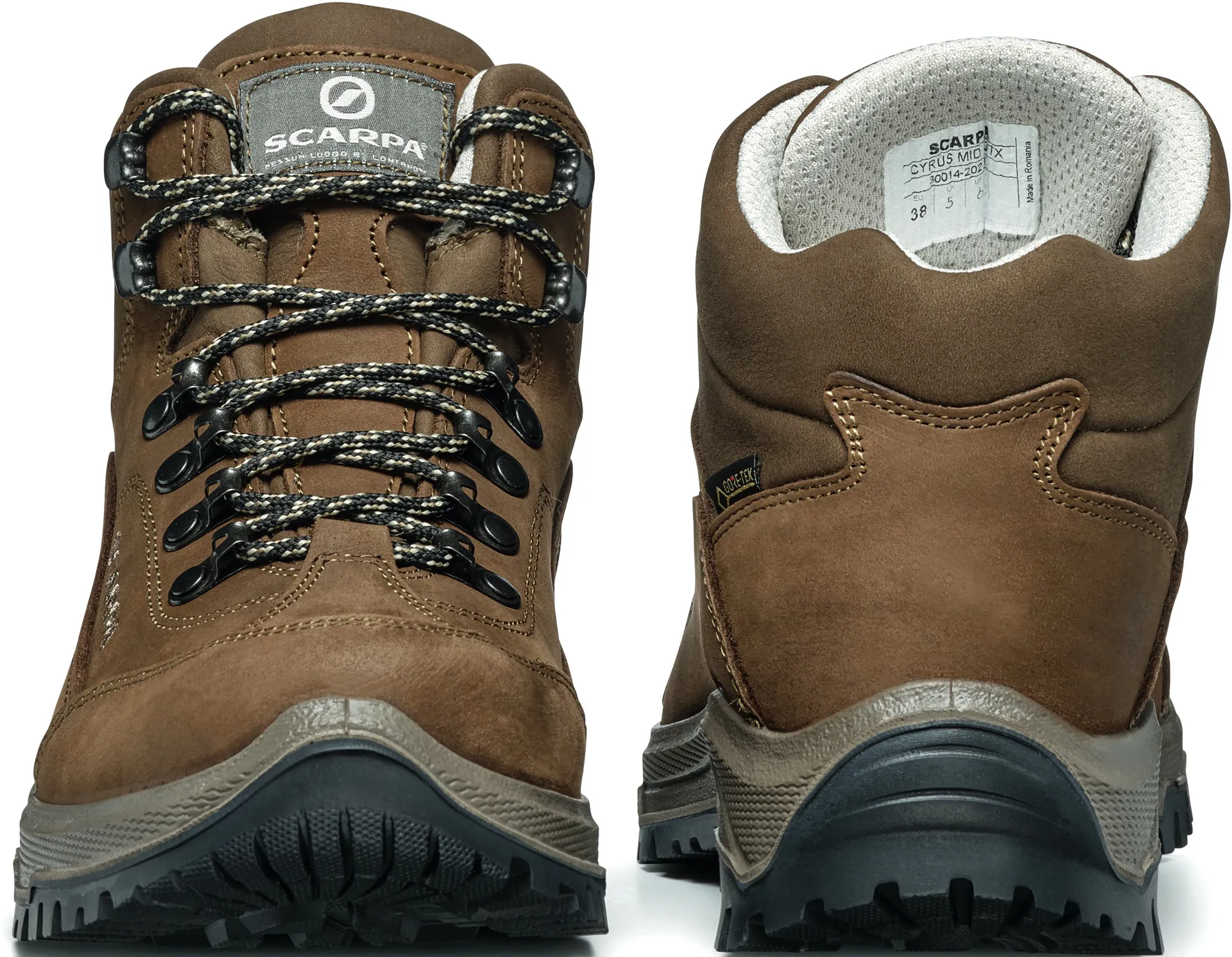 Scarpa Womens Cyrus Mid GTX Shoes - Brown display picture 1