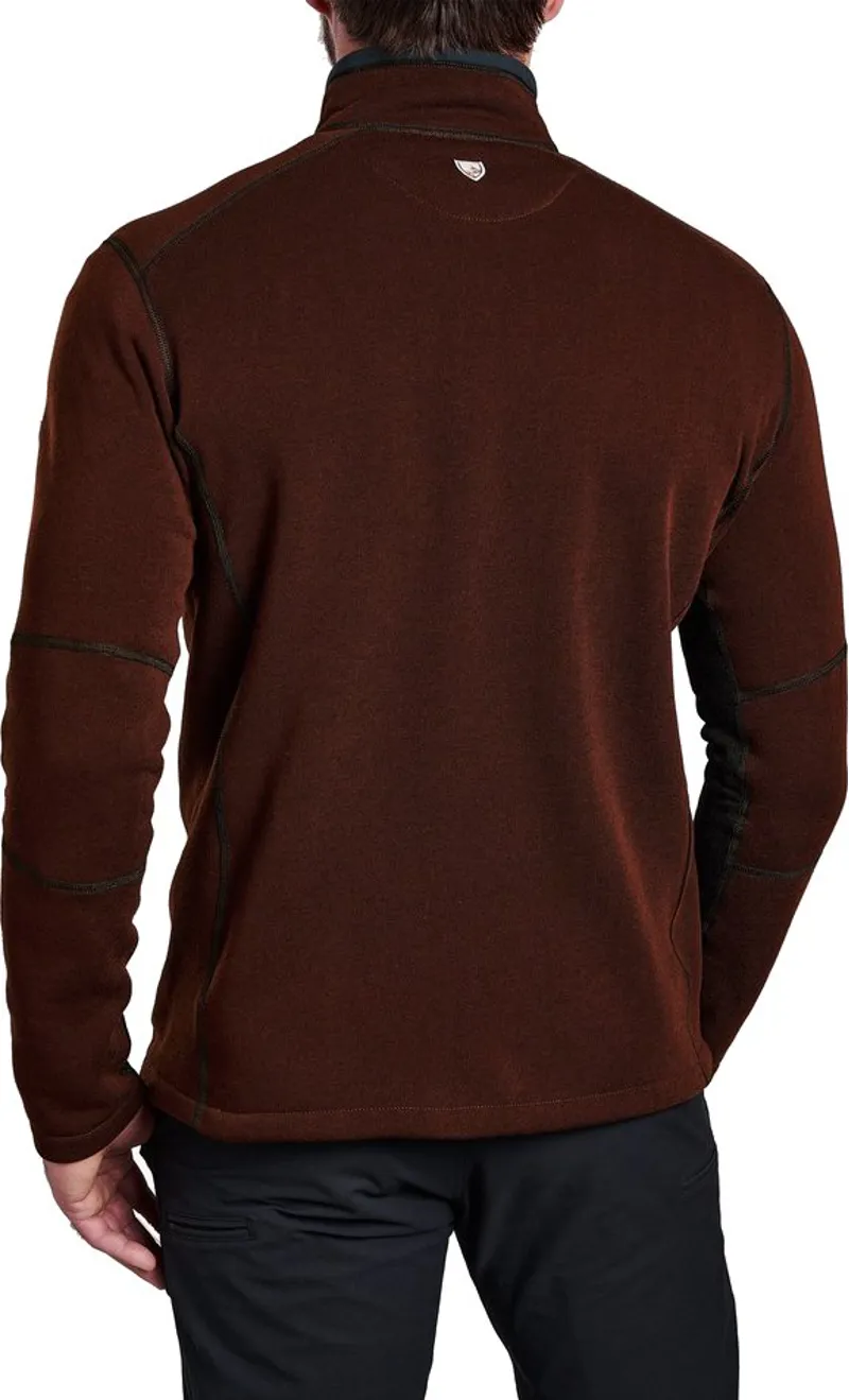 Kuhl Mens Revel 1/4 Zip Fleece - Mole-Charcoal-2