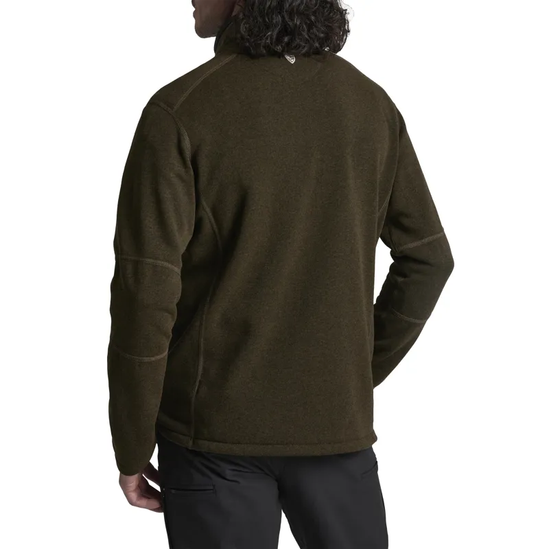 Kuhl Mens Revel 1/4 Zip Fleece - Dark Roast-2